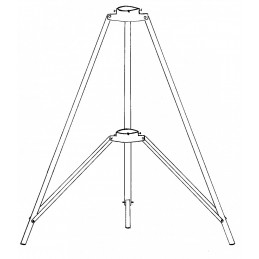 Tripod stand for mast 25-70mm