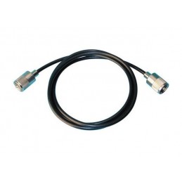 Patch cable RG-8x 2x UHF 1m