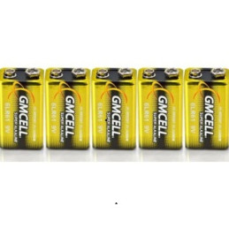 Alkaline Batteri 9V 5-pack