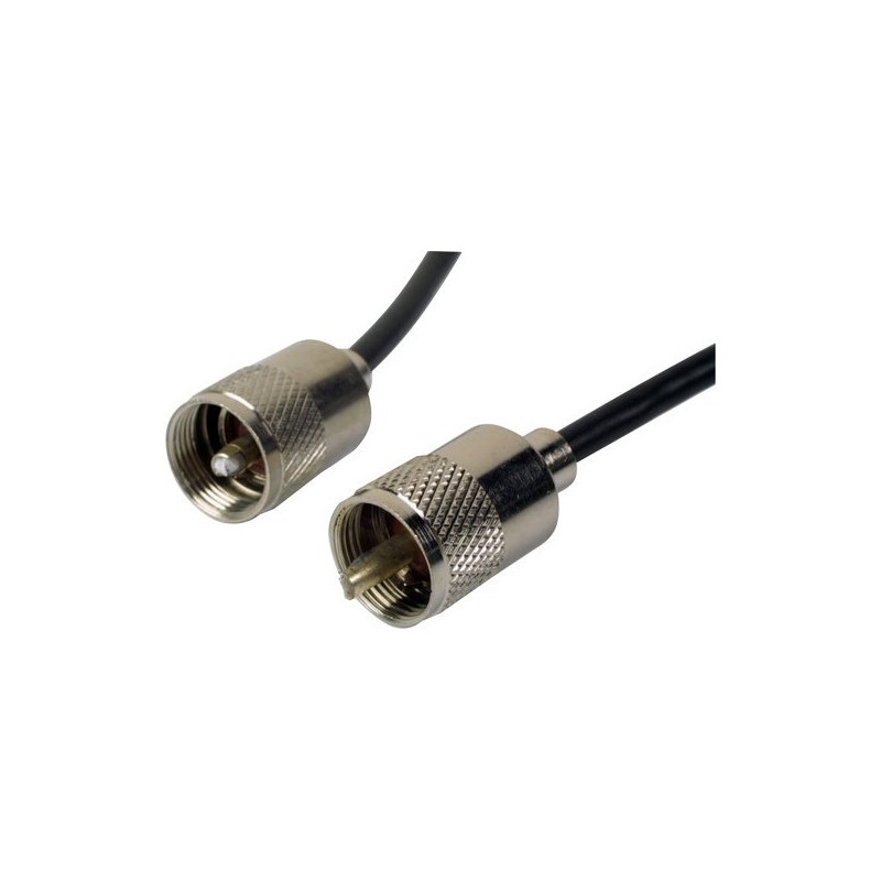 Adattatore Cavo Antenna RG-58 – Da Spina PL-259 A Spina Motorola – Lunghezza 1 Piede, Taiwan