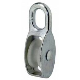 Pulley with nylon wheel 6mm