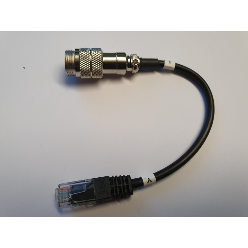 thumbnail image 2 of Yaesu/Cobra 4-Pin Mic To Anytone AT-5555N RJ-45 8-Pin Radio Adapter Cord 2 of 4