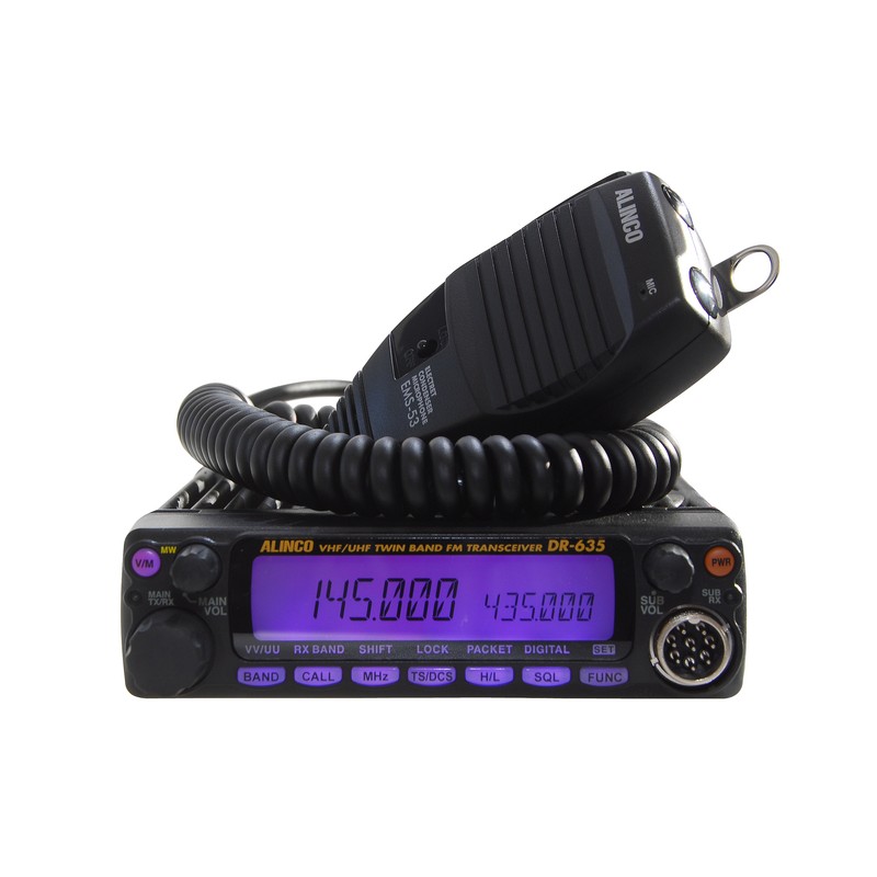 Alinco DR-635 Dual-band mobilstation 144/430 MHz 50/35 W
